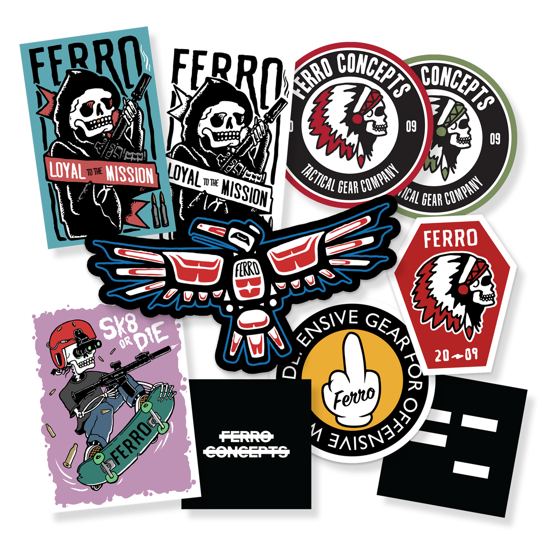 Supplies - Identification - Stickers - Ferro Concepts Sticker Pack