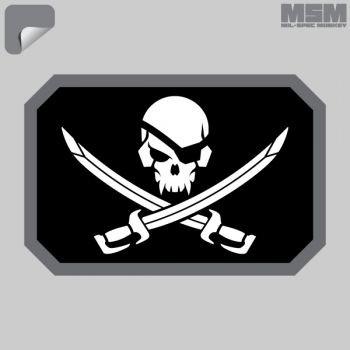 スカルインシグニア　スカルウィングバッジ メタル製　バイカー　ミリタリー Mil-Spec Monkey Pirate Skull Flag Decal Sticker – Offbase Supply Co.