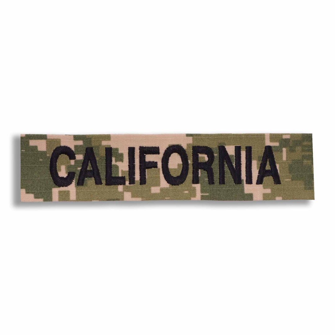 Supplies - Identification - Uniform Patches - USGI California State Guard Maritime Branch Tape - Sew On (NWU Type III / AOR2)