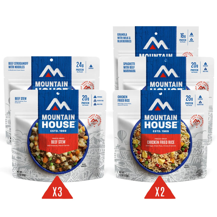 Mountain House Classic Assortment Bucket - 24 Servings