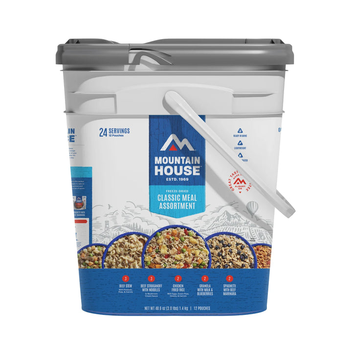 Mountain House Classic Assortment Bucket - 24 Servings