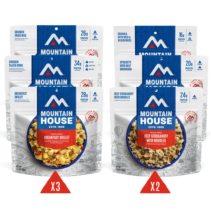 Mountain House Expedition Assortment Bucket - 30 Servings