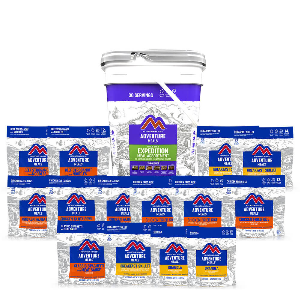 Mountain House Expedition Assortment Bucket - 30 Servings