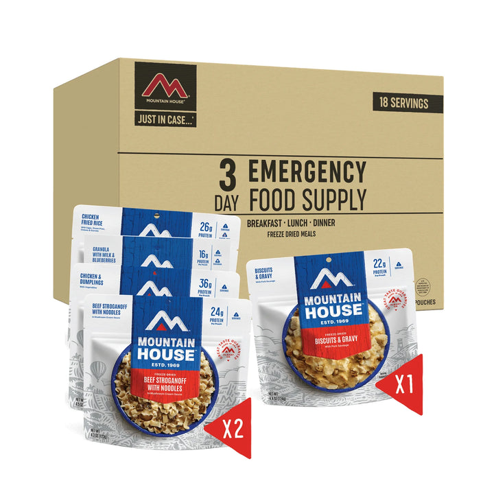 Mountain House Just in Case...®3-Day Emergency Food Supply Kit