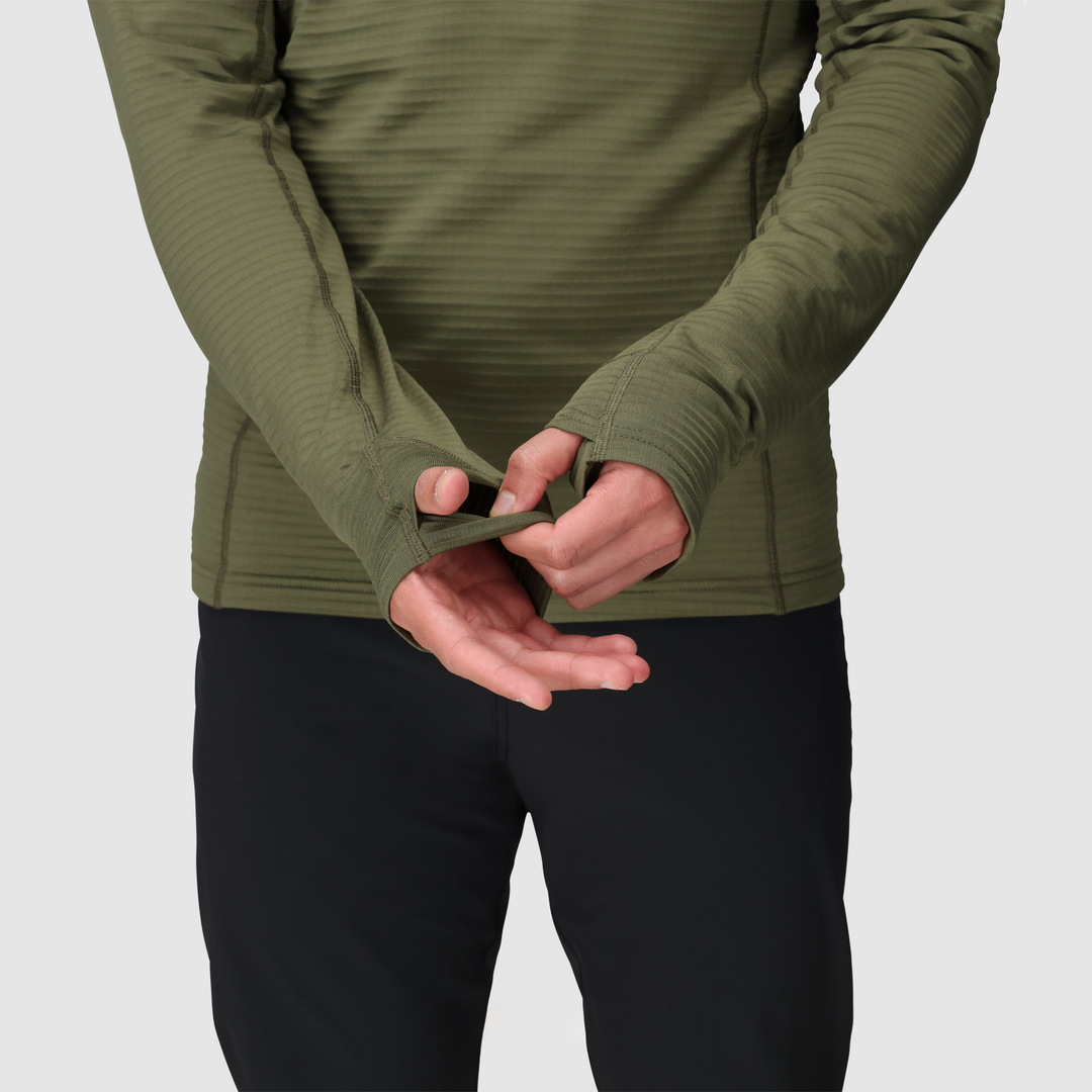 Outdoor Research Men's Vigor Half Zip Grid Fleece