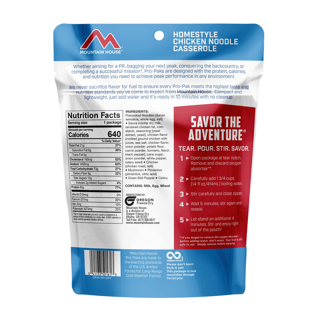 Mountain House Homestyle Chicken Noodle Casserole Pro-Pak Pouch