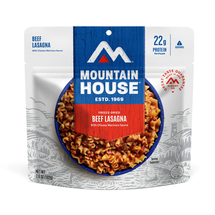 Mountain House Beef Lasagna 2-Serving Pouch