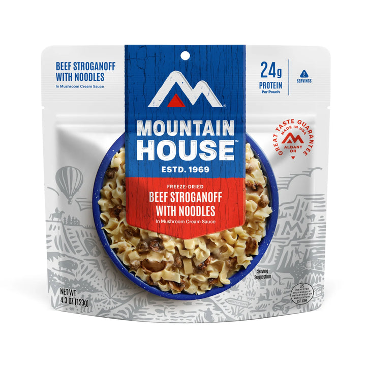 Mountain House Beef Stroganoff w/Noodles 2-Serving Pouch