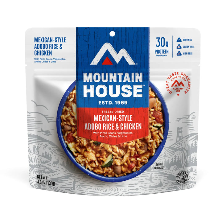 Mountain House Mexican Adobo Rice & Chicken 2-Serving Pouch