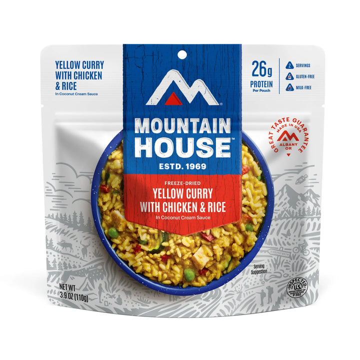 Mountain House Yellow Curry with Chicken & Rice 2-Serving Pouch