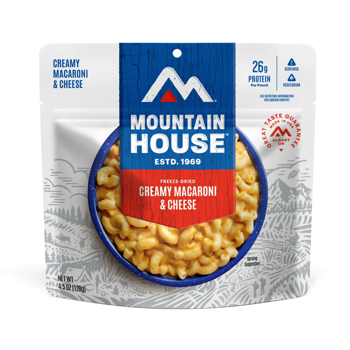 Mountain House Creamy Macaroni & Cheese 2-Serving Pouch