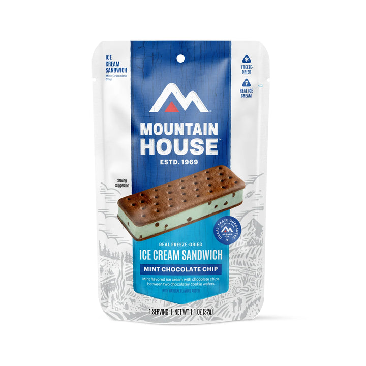 Mountain House Mint Chocolate Chip Ice Cream Sandwich