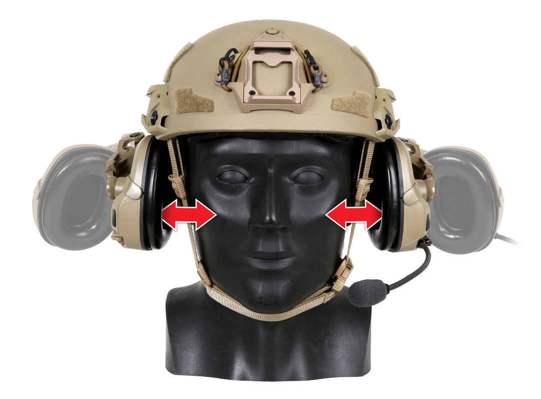 Ops-Core AMP Helmet Rail Mount Kit w/ Vent Mode