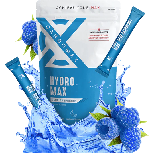 HydroMax Hydration Booster 15-Count - Blue Raspberry