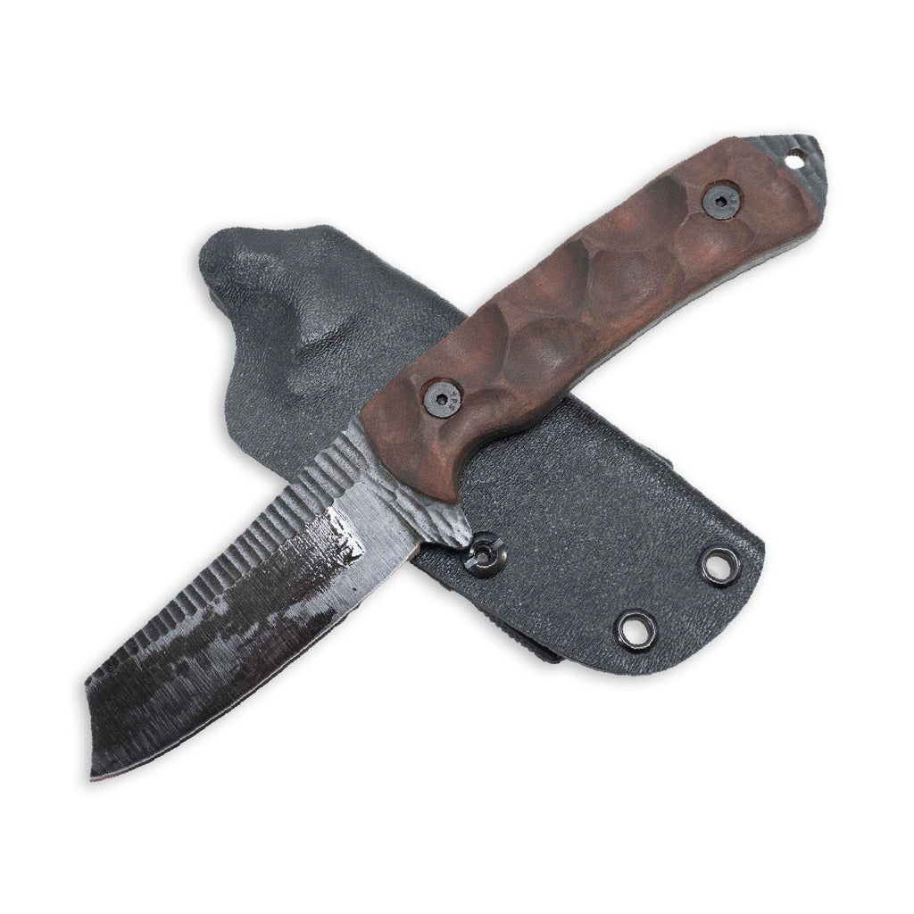 Stroup Knives DF1 Desert Fox Fixed Blade Knife - Wood