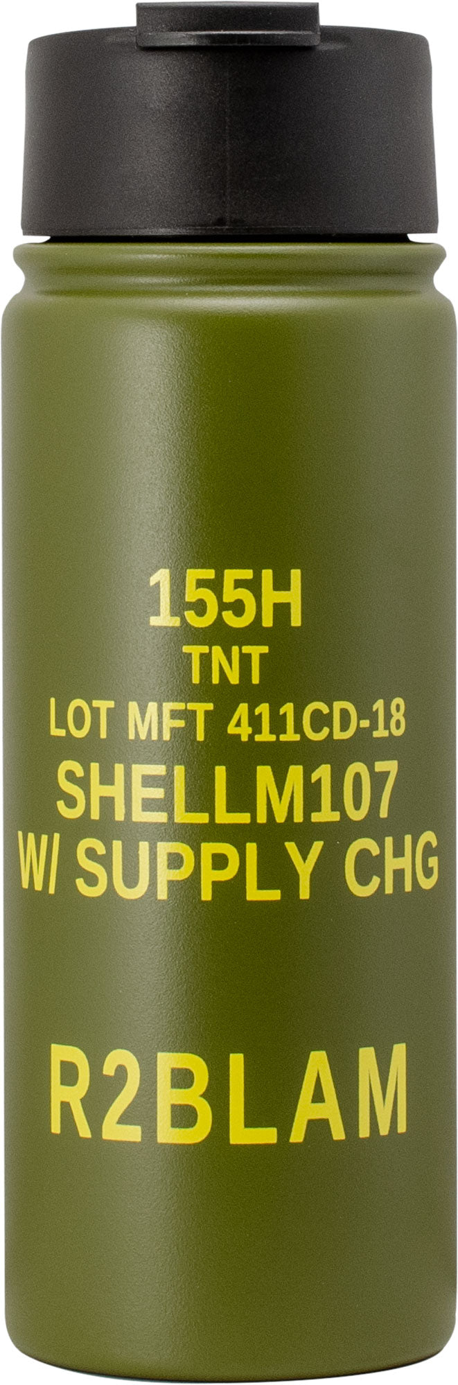 Mission First Tactical 16 oz Flip-Top Bottle - M107 155mm Howitzer