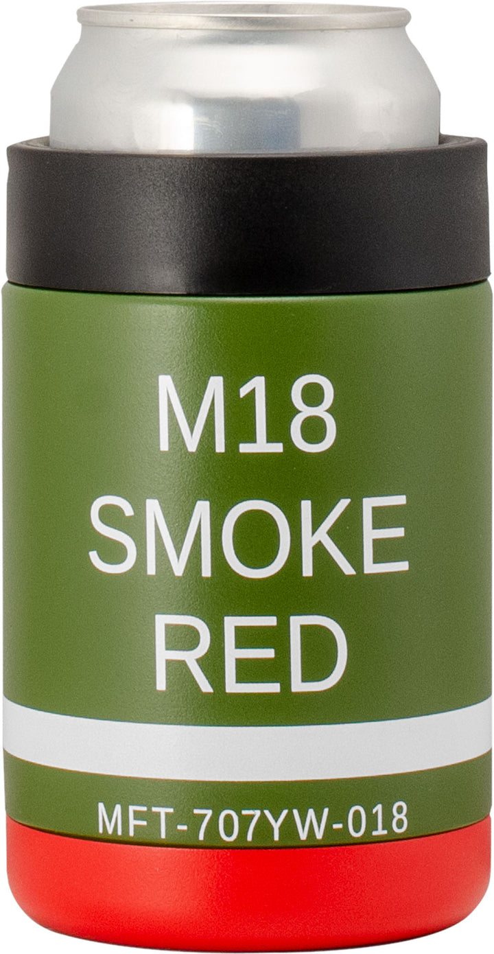 Mission First Tactical 12 Ounce Can Cooler - M18 Red Smoke
