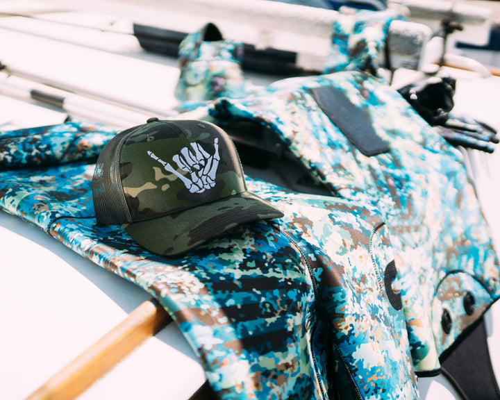 URT! URT! Bone Shaka Aloha Warrior Retro Trucker