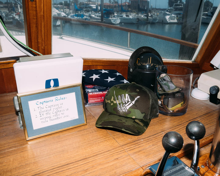 URT! URT! Bone Shaka Aloha Warrior Retro Trucker