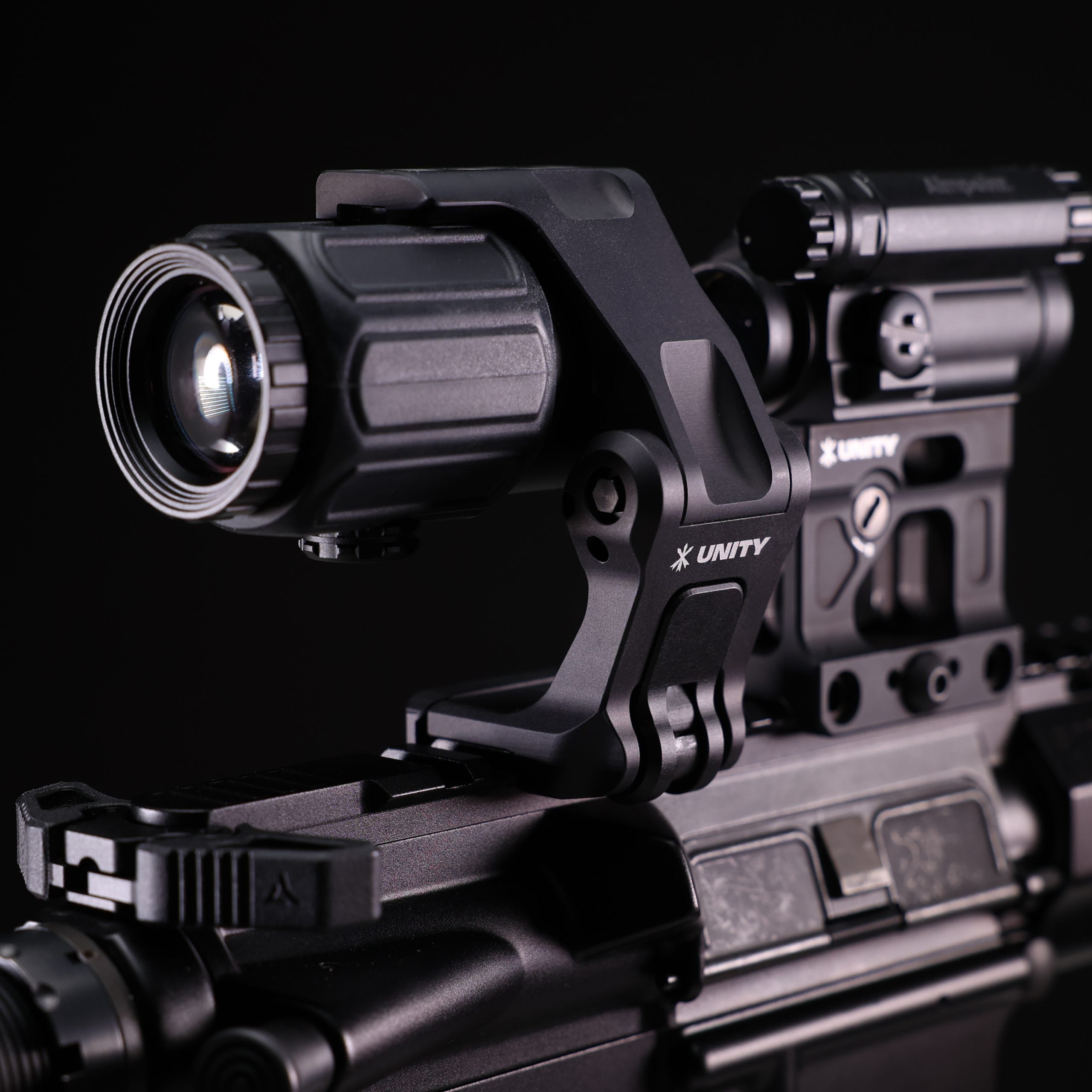 Unity Tactical FAST™ FTC OMNI Magnifier Mount QD Lever – Offbase