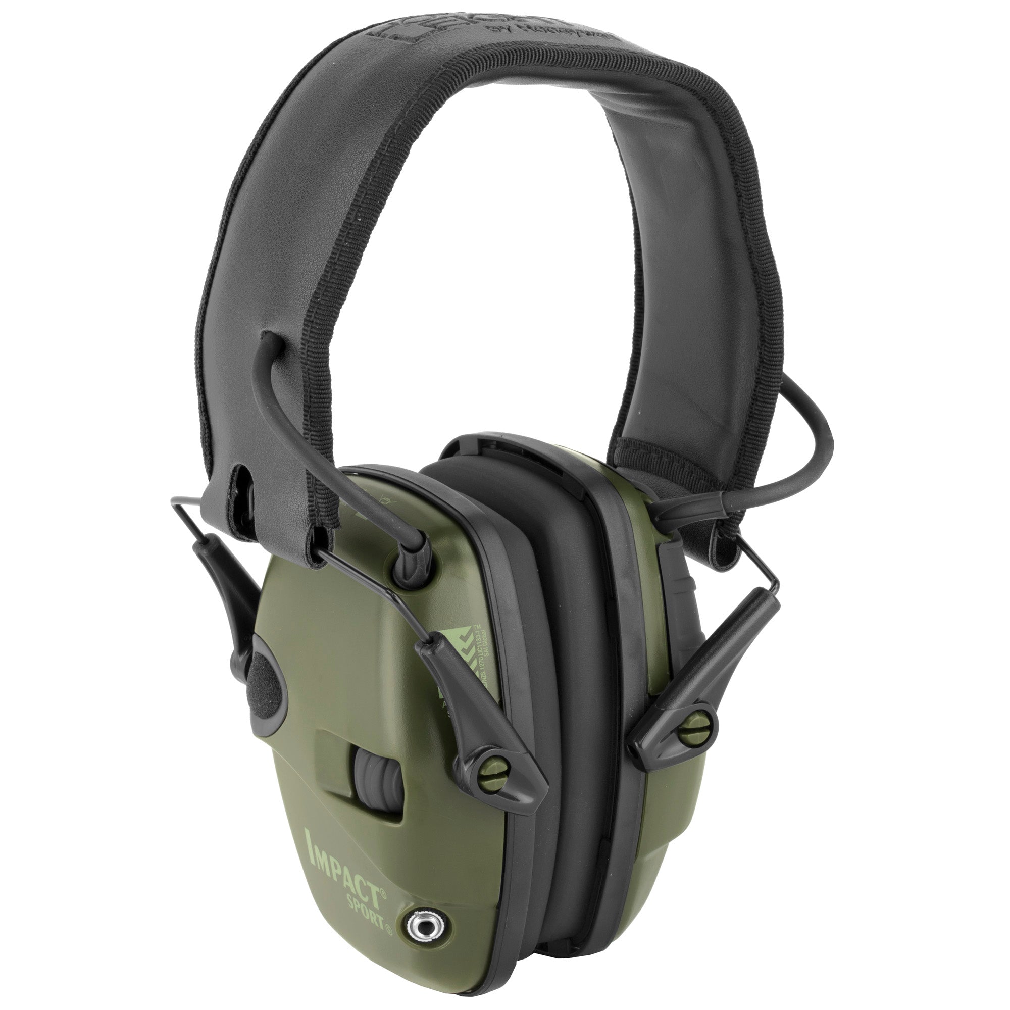 Howard Leight Impact Sport Electronic Earmuffs - Hunter Green