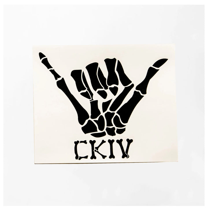 URT! URT! Bone Shaka Aloha Warrior Sticker