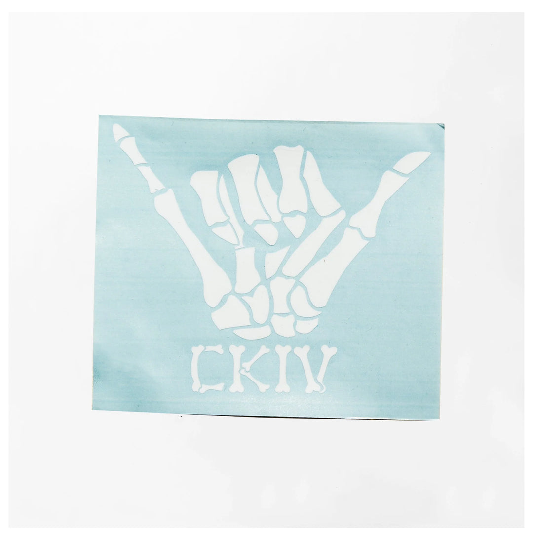 URT! URT! Bone Shaka Aloha Warrior Sticker