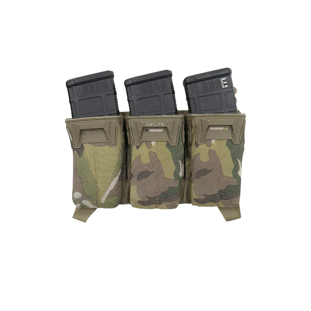 Agilite Pincer Placard™ Multi-Caliber Triple Magazine Pouch