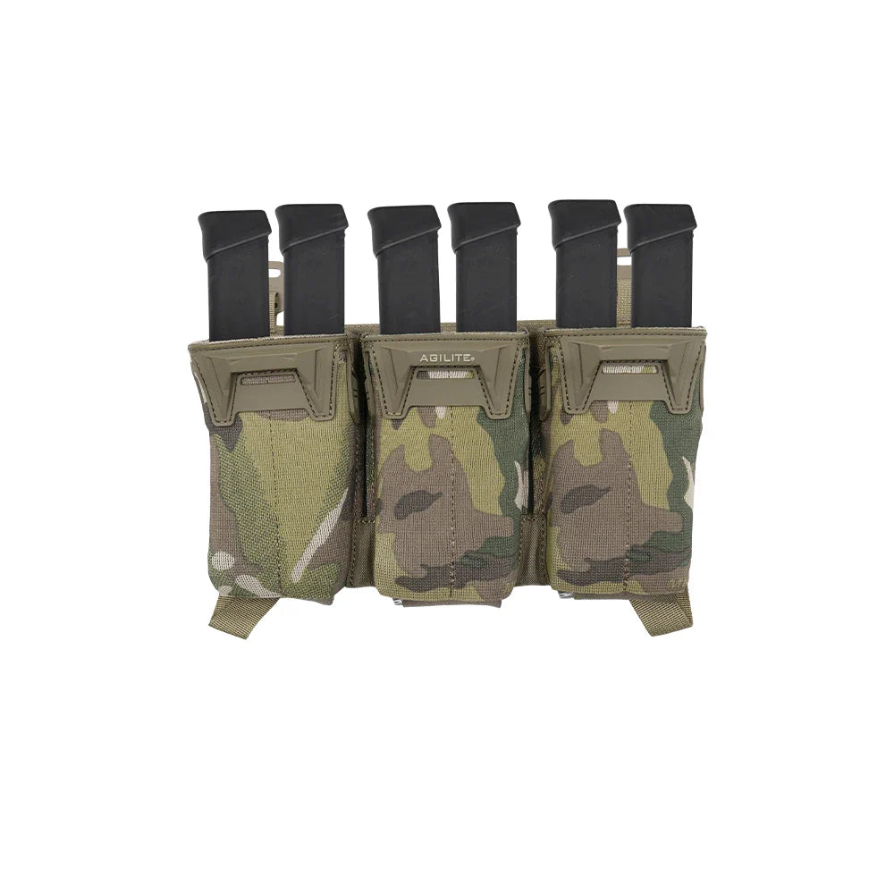 Agilite Pincer Placard™ Multi-Caliber Triple Magazine Pouch