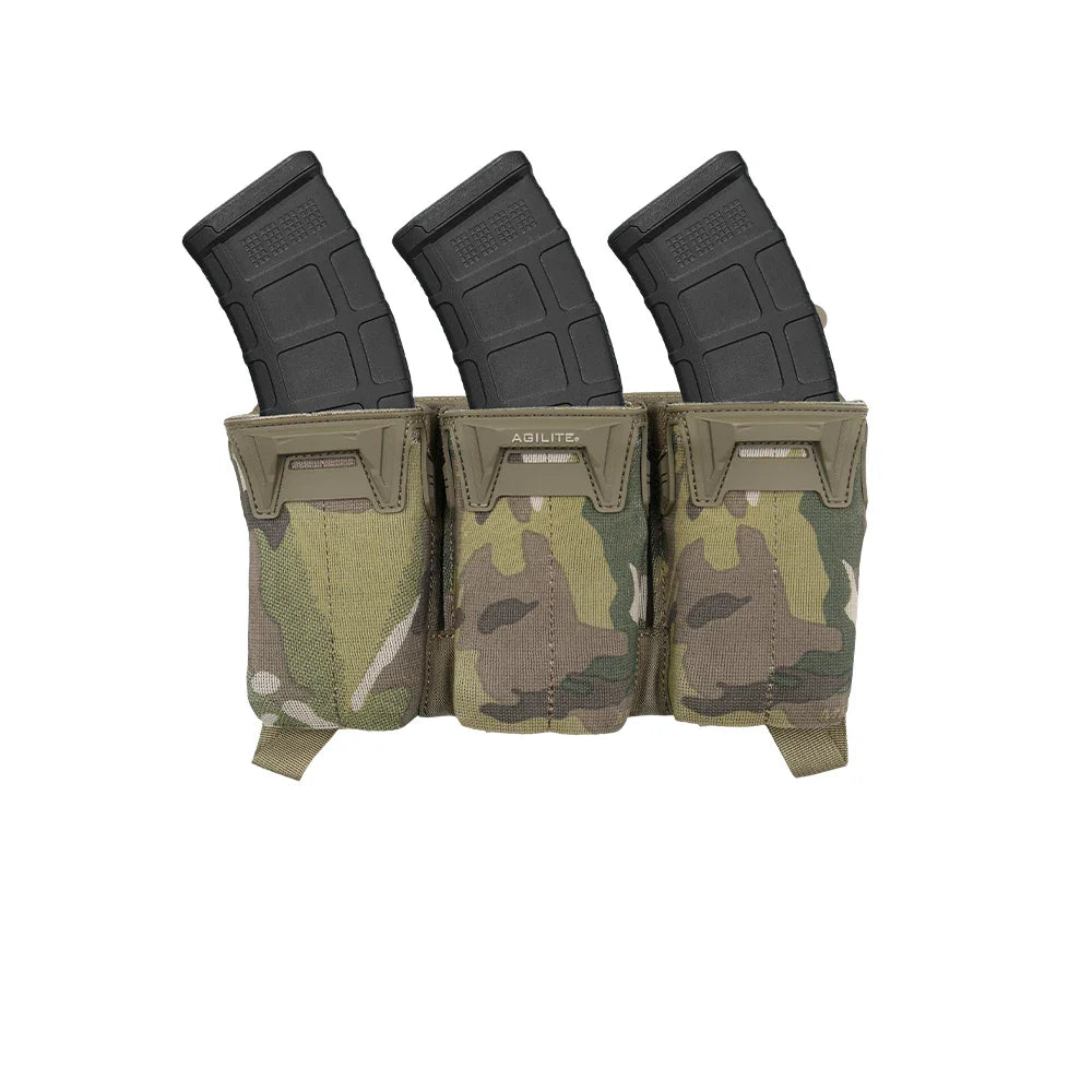 Agilite Pincer Placard™ Multi-Caliber Triple Magazine Pouch