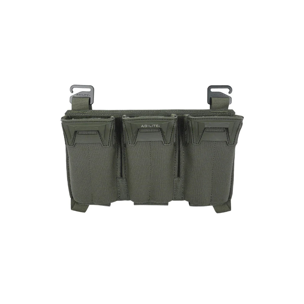 Agilite Pincer Placard™ Multi-Caliber Triple Magazine Pouch