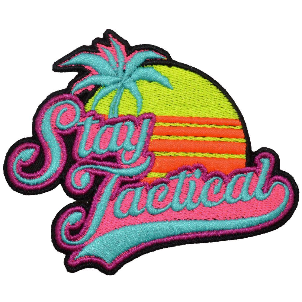 Offbase Stay Tactical Retro Synthwave Patch