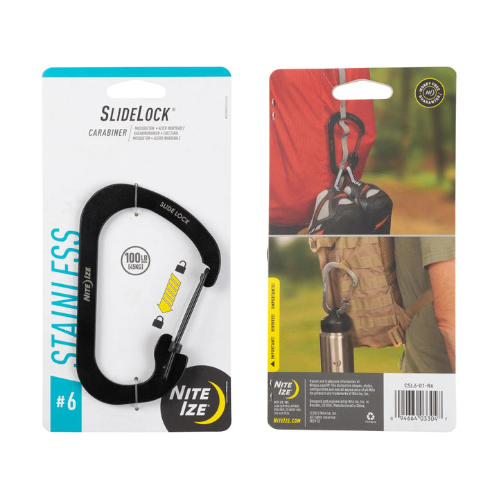 Nite Ize Slidelock Carabiner Stainless Steel