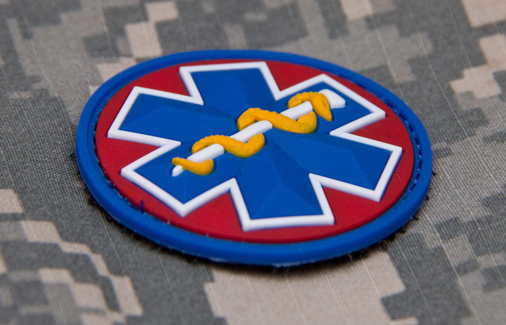 Mil-Spec Monkey EMT Medic Star PVC Patch