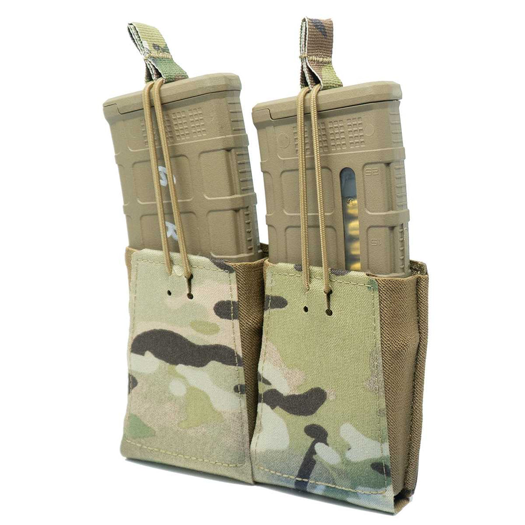 Gear - Pouches - Rifle Magazine - GBRS Group Double 5.56 Rifle Magazine Pouch - Bungee Retention