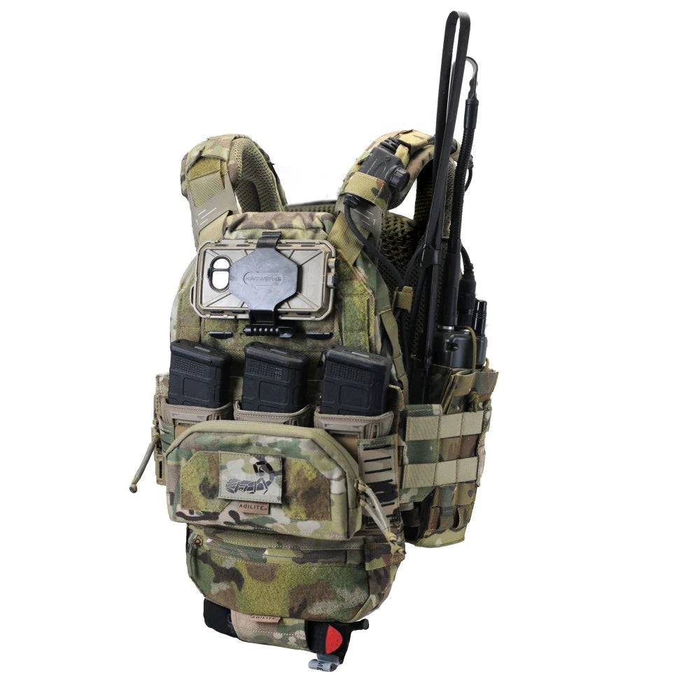 agilite gear K-Zero Low Profile Plate Carrier Coyote Brown / Large (SAPI Large)