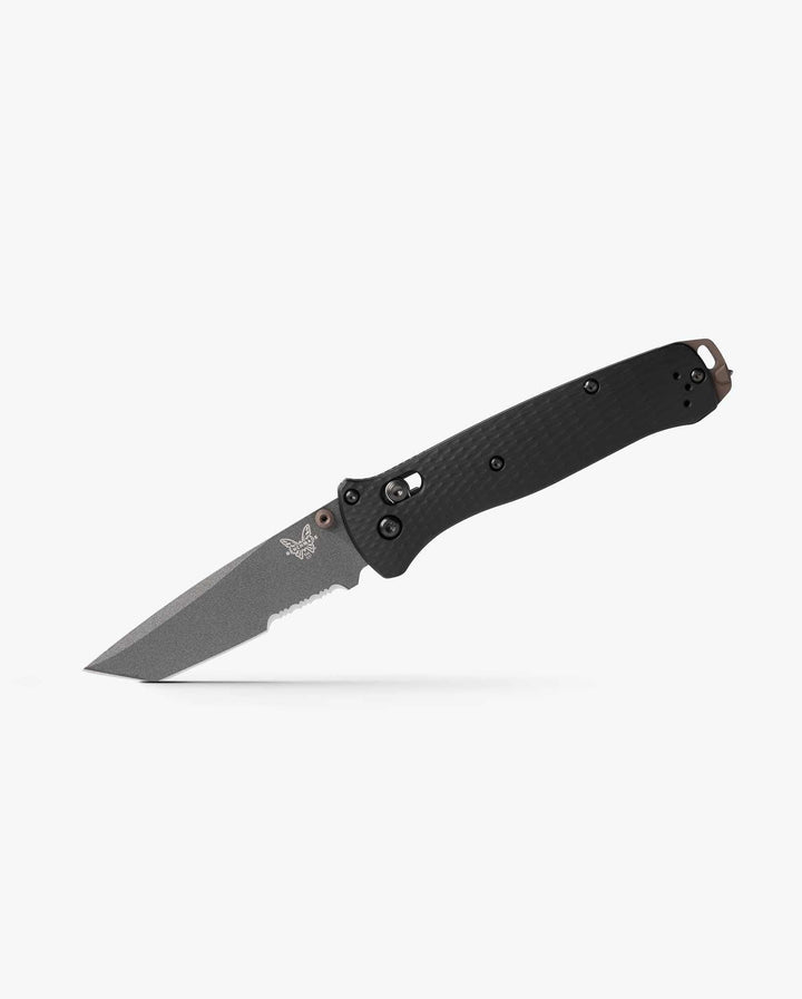 Benchmade 537SGY-03 Bailout Tanto Folding Knife - Black Aluminum