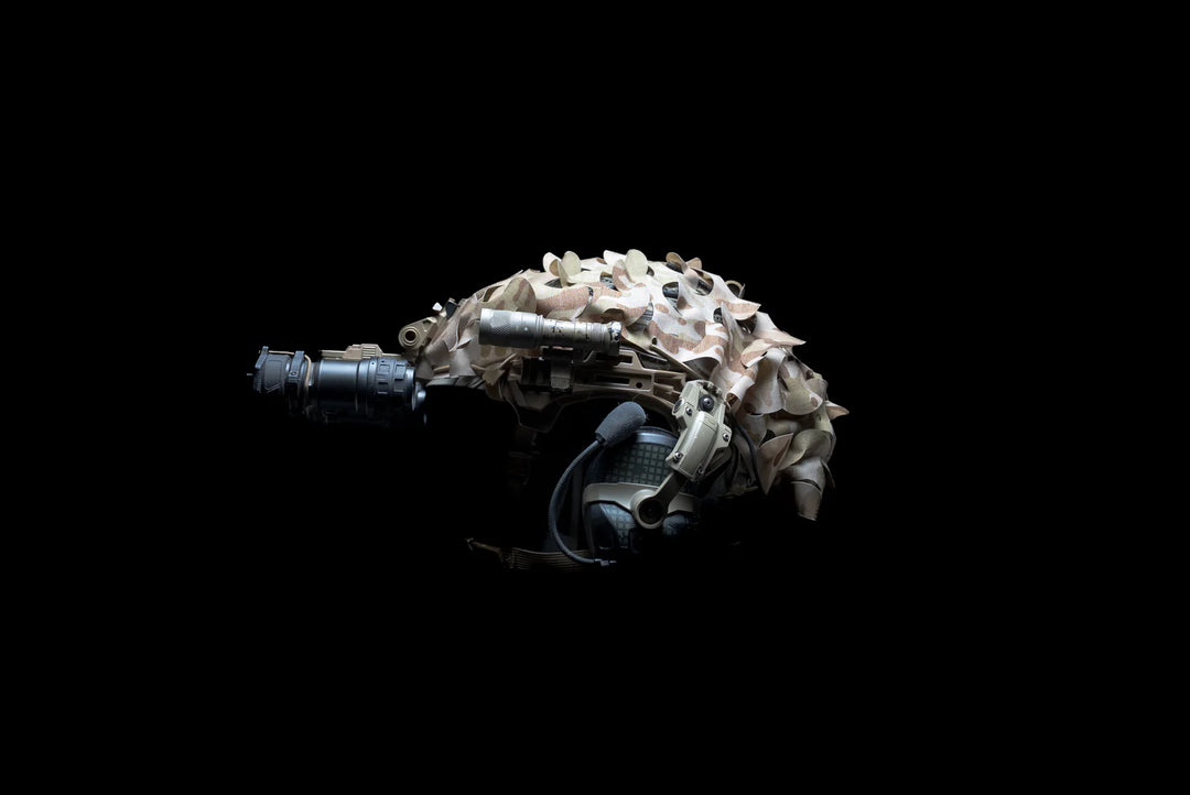 One Hundred Concepts HelmetScrim 2.0 Camo Netting for Helmet