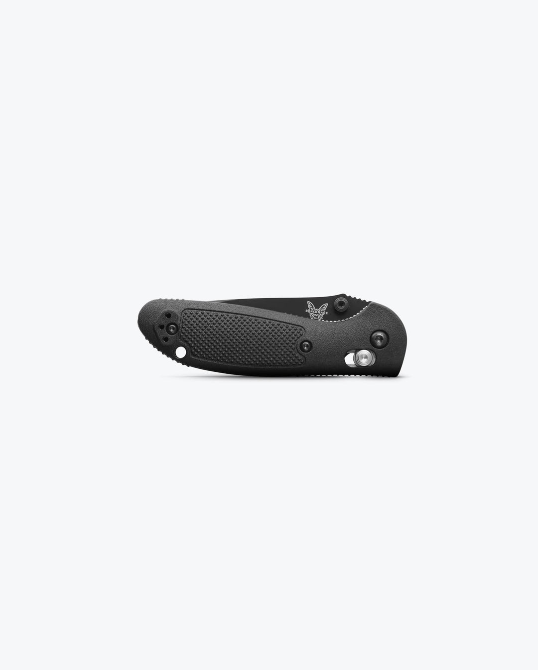 Benchmade 556SBK-S30V Mini Griptilian Drop-Point Folding Knife - Black Grivory