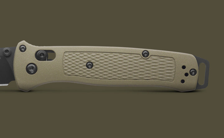 Benchmade 537BK-06 Bailout Tanto Folding Knife - Ranger Green