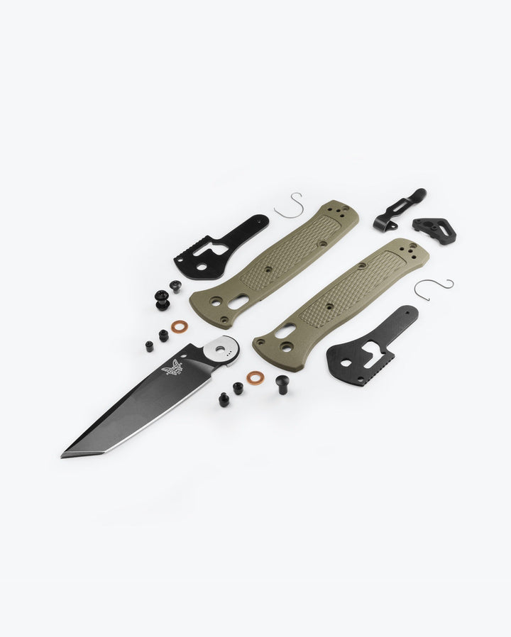 Benchmade 537BK-06 Bailout Tanto Folding Knife - Ranger Green