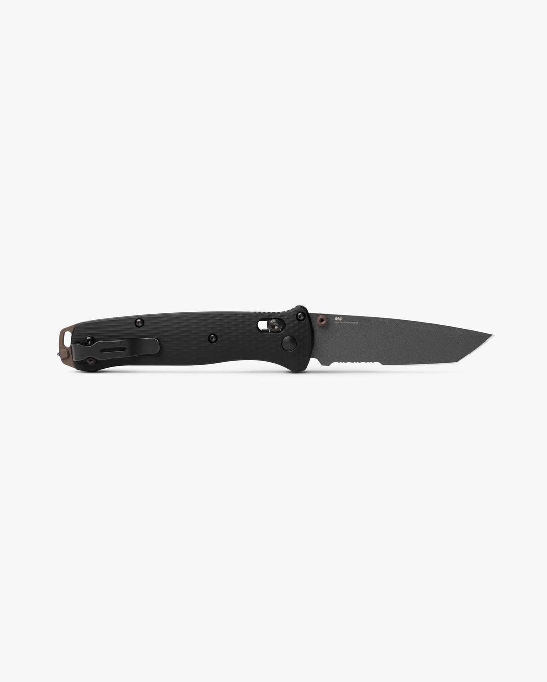 Benchmade 537SGY-03 Bailout Tanto Folding Knife - Black Aluminum