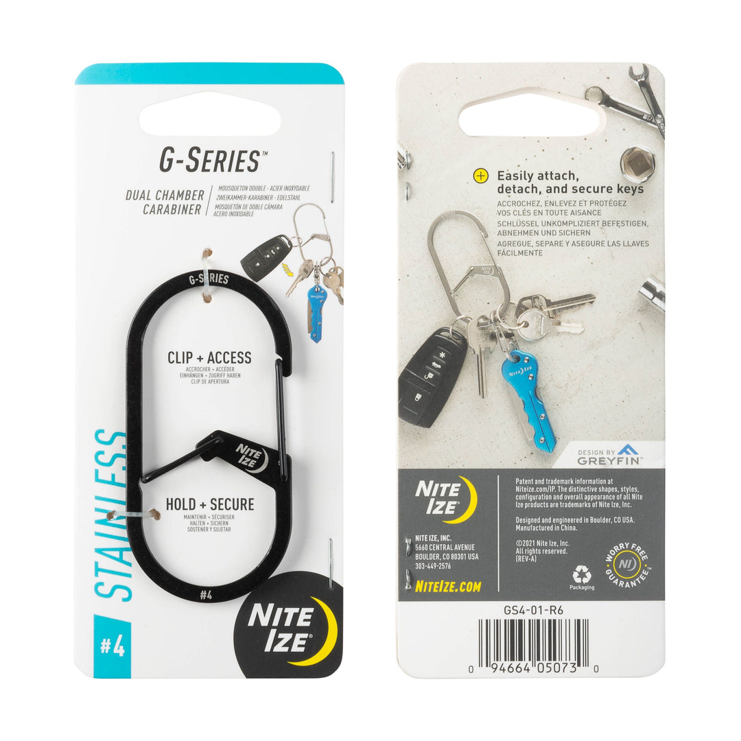 Supplies - EDC - Keychains - Nite Ize G-Series™ Dual Chamber Carabiner