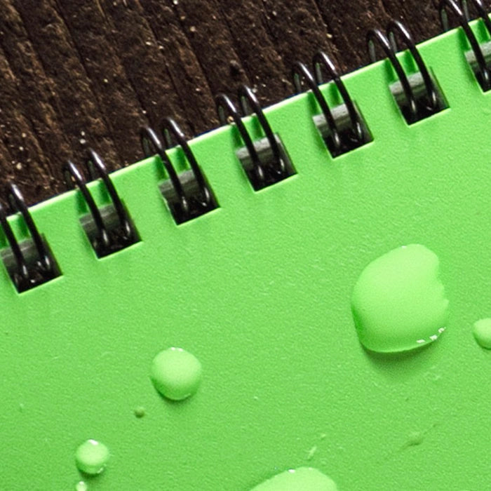 Supplies - EDC - Notebooks - Rite In The Rain HV973 Side-Spiral 4 5/8 X 7" Notebook - Hi-Vis Green