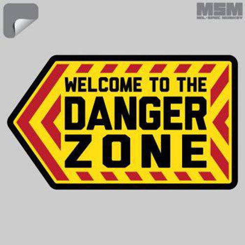 Mil-Spec Monkey Danger Zone Decal Sticker