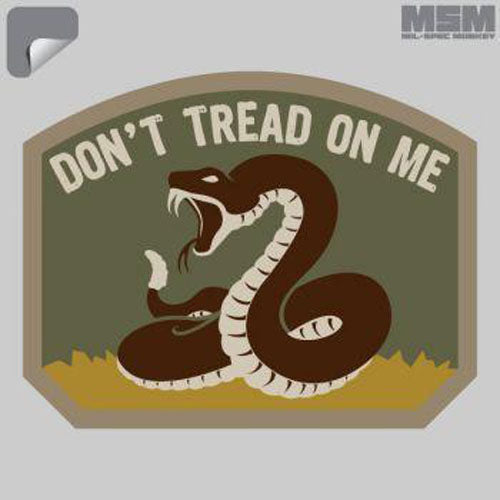 Mil-Spec Monkey Don't Tread On Me DTOM Decal Sticker