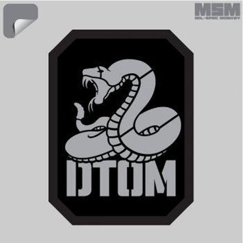 Mil-Spec Monkey Don't Tread On Me DTOM Stencil Decal Sticker