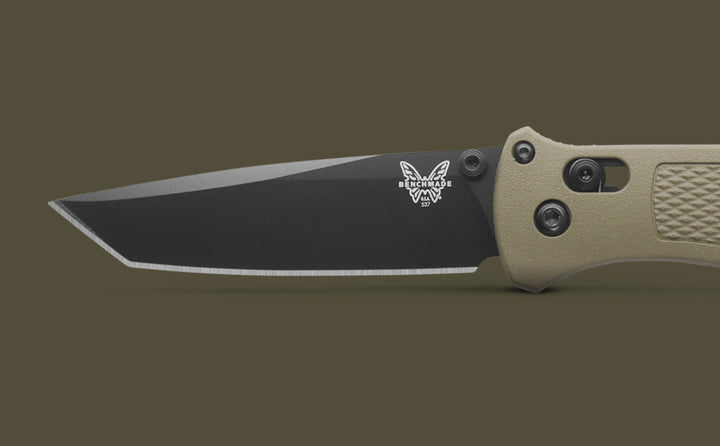 Benchmade 537BK-06 Bailout Tanto Folding Knife - Ranger Green