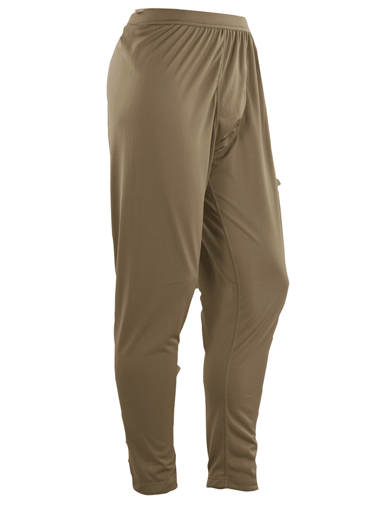 US Army Level 1 Base Layer Bottoms, Sand Tan [Genuine Issue Thermals]