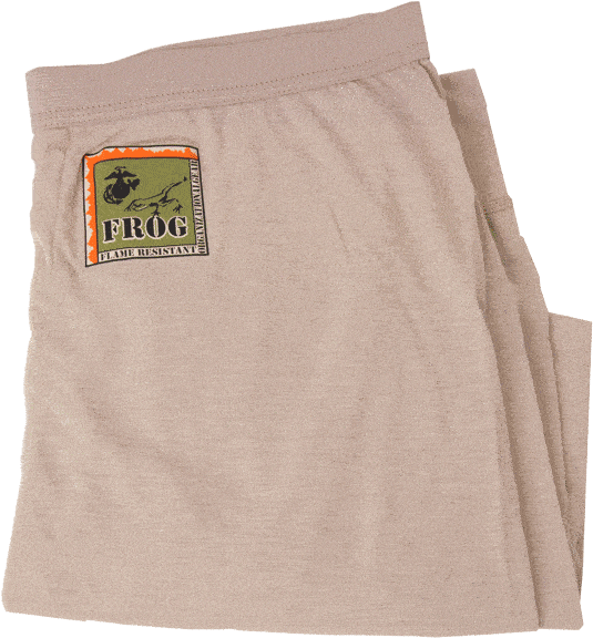 Apparel - Bottoms - Base Layer - USGI Flame Resistant USMC FROG Silkweight Underwear Drawers - Desert Tan
